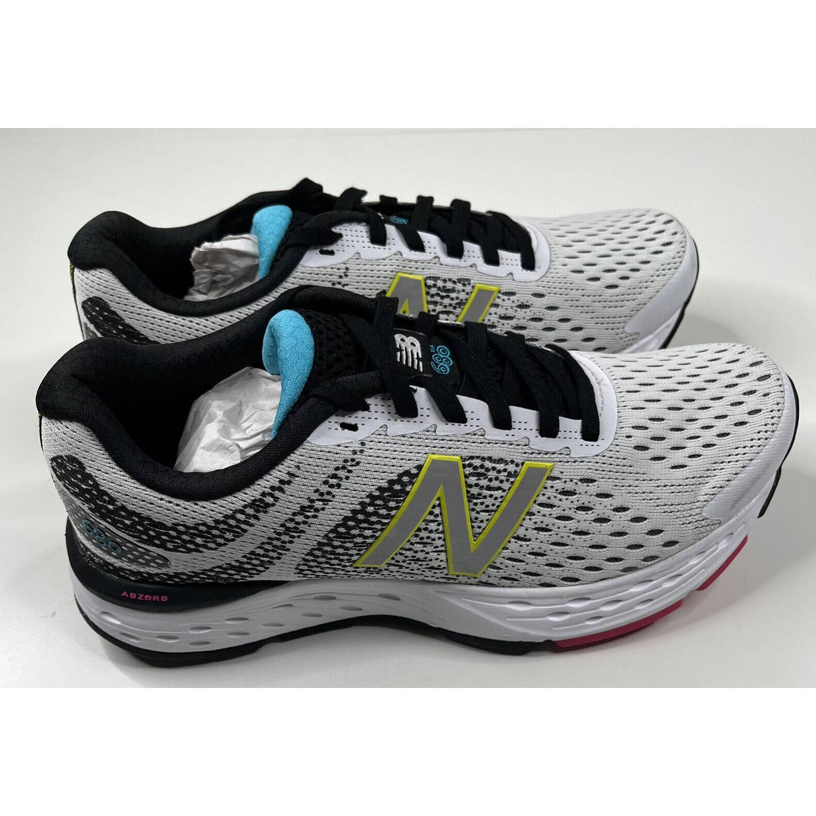 Nwob New Balance Fresh Foam Athletic Sneakers Size 7.5 Women’s White Lace Up